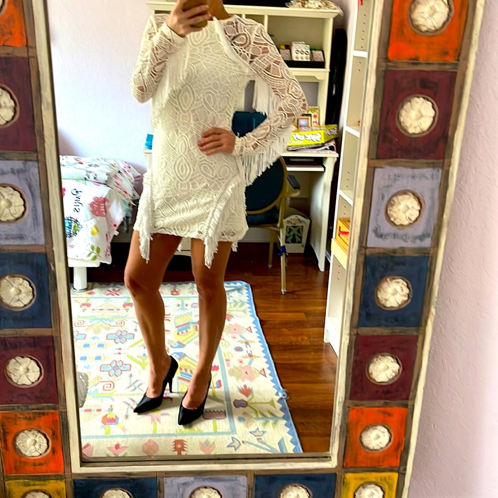 Alexis fringe dress
